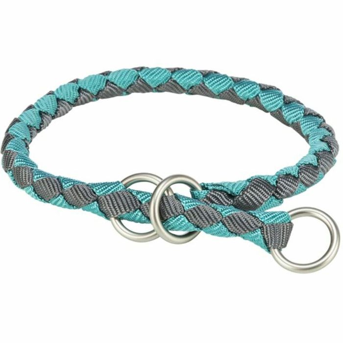 Collar de entrenamiento Trixie Cavo Grafito Azul claro M/L 43-51 cm