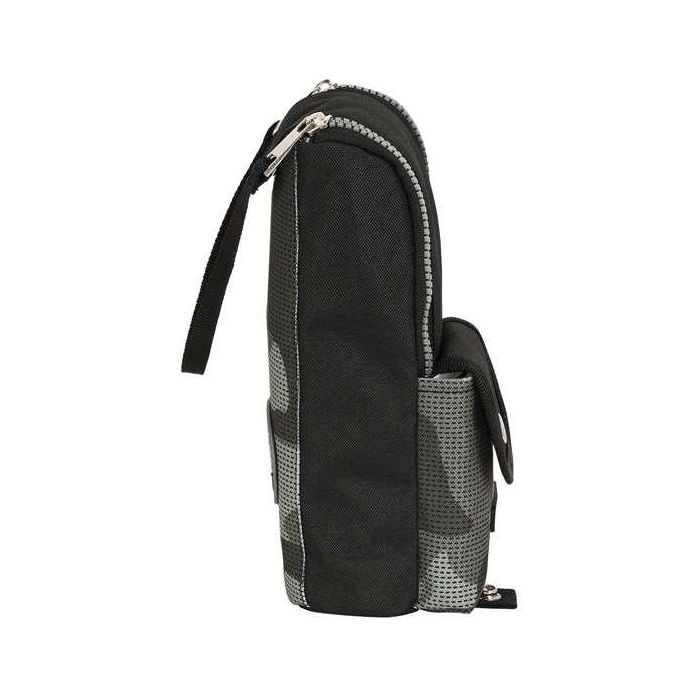 Estuche Escolar Safta Stone Negro 6 x 21 x 6 cm 2