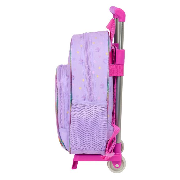 Mochila Escolar con Ruedas Unicorn Academy Lila 28 x 34 x 10 cm 1 Mochila Escolar con Ruedas Unicorn Academy Lila 28 x 34 x 10 cm 1