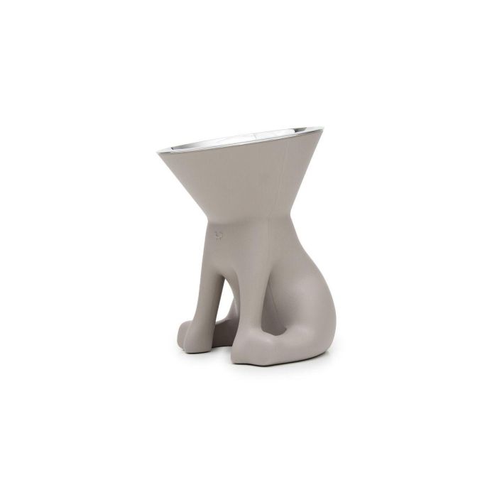 Comedero para Perro United Pets Up Elisabeth Gris Acero Inoxidable Polietileno 1 L 2 Comedero para Perro United Pets Up Elisabeth Gris Acero Inoxidable Polietileno 1 L 2