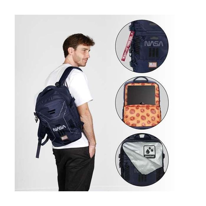 Karactermania Mochila Cabina Mercury Cabin NASA Spaceship Ligera Impermeable Compartimento Portátil 20x25x40 cm 3 Karactermania Mochila Cabina Mercury Cabin NASA Spaceship Ligera Impermeable Compartimento Portátil 20x25x40 cm 3