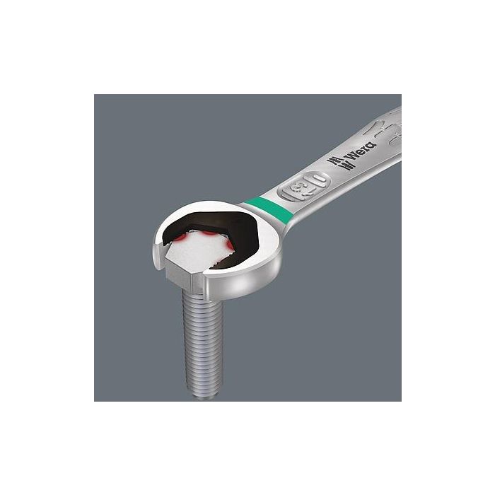 Wera 05020015001 Joker 2 Juego de llaves de carraca con boca y anillo, 8, 10, 13, 17, 19 mm, 5 piezas 7