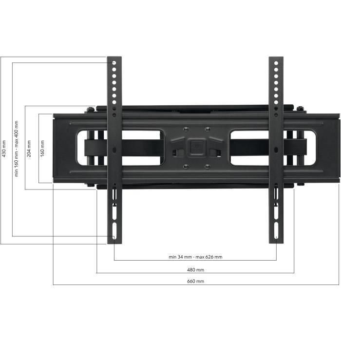 ONE FOR ALL WM4661 Soporte de pared inclinable y giratorio para pantallas de 32 a 84 cm 2