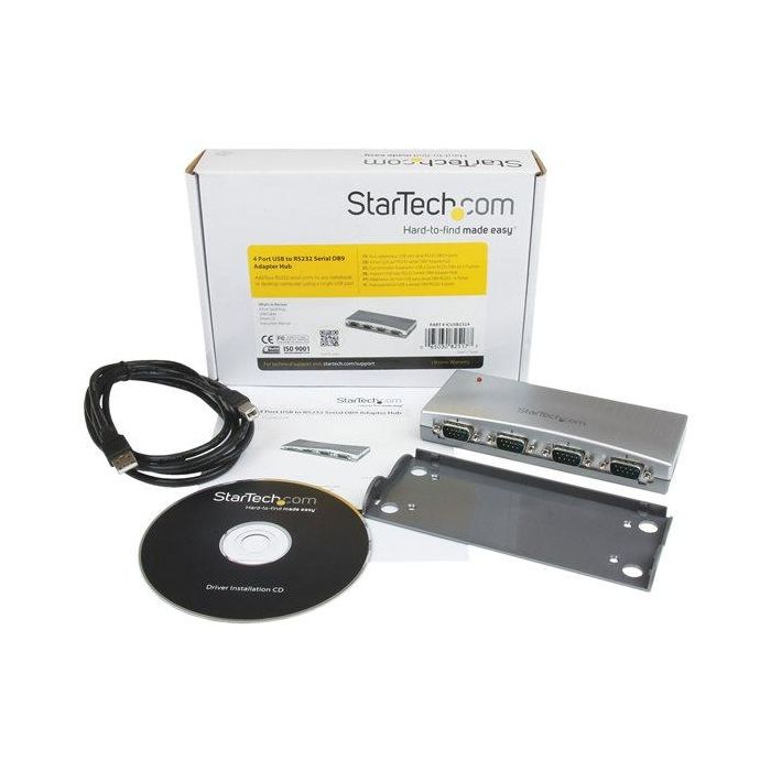 Adaptador USB a RS232 Startech ICUSB2324 Plateado 3 Adaptador USB a RS232 Startech ICUSB2324 Plateado 3