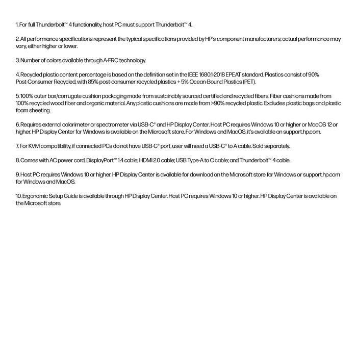 HP 727pm Series 7 Pro Monitor de Videoconferencia Inteligente 27 Pulgadas 4K con IA y Thunderbolt 4 7 HP 727pm Series 7 Pro Monitor de Videoconferencia Inteligente 27 Pulgadas 4K con IA y Thunderbolt 4 7
