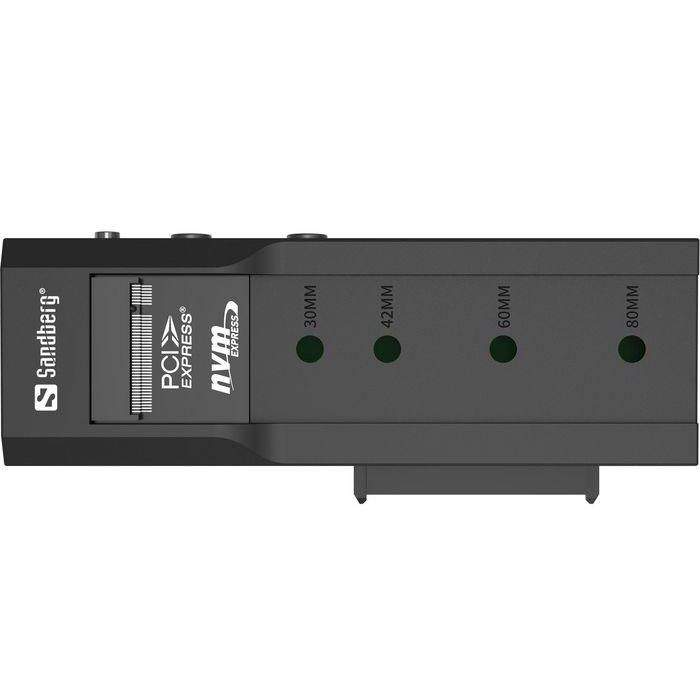 Sandberg USB 3.2 Cloner and Dock for M2 + NVMe + SATA 2 Sandberg USB 3.2 Cloner and Dock for M2 + NVMe + SATA 2