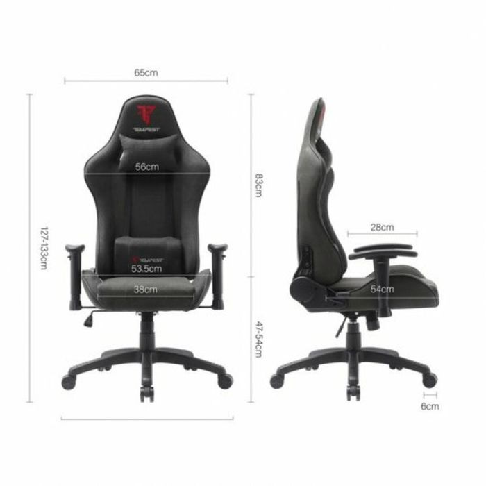 Silla de Oficina Tempest Vanquish Negro 1