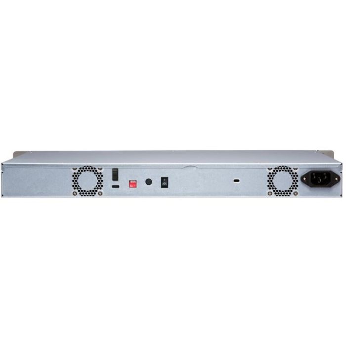 QNAP TR-004U Carcasa Externa de Rack 1U 4 Bahías para HDD/SSD 2.5/3.5" SATA, USB-C 3.2 Gen 1, RAID, Hot-Swap 8