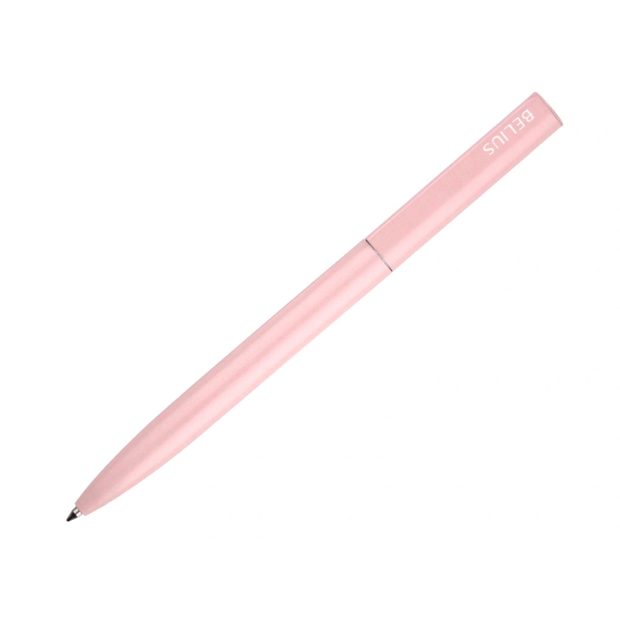 Belius Rocket B Bolígrafo Minimalista Rosa, Tinta Azul, Punta 0,8 mm, Caja Cilíndrica 5