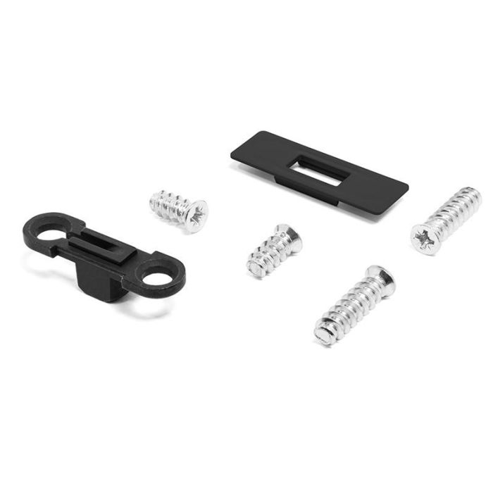 Effegi Brevetti Herrajes para Mecanismo Slimwinch Tipo Sobreponer Acabado Negro