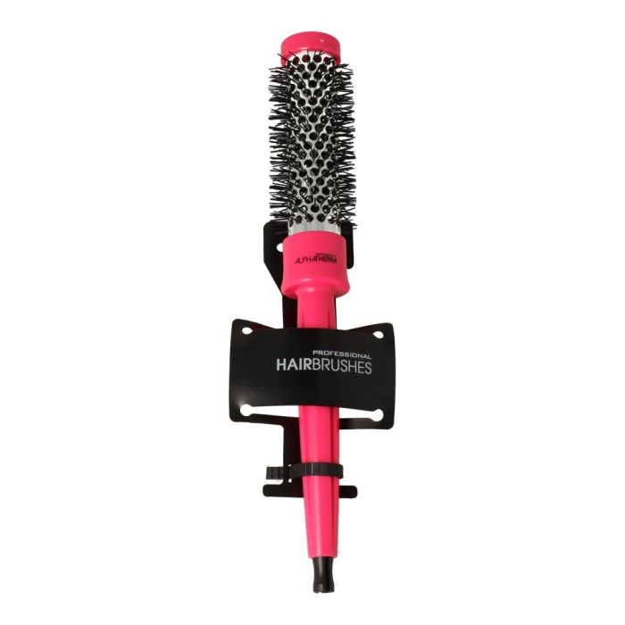 Xanitalia Pro Cepillo Térmico Profesional Rosa 22mm Cuerpo Cerámico Iónico para Alisar, Ondular y Dar Volumen en Cabello Corto/Mediano