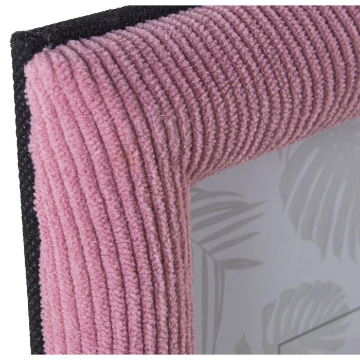 Marco de Fotos Alexandra House Living Rosa Textil 18 x 2 x 23 cm 1 Marco de Fotos Alexandra House Living Rosa Textil 18 x 2 x 23 cm 1