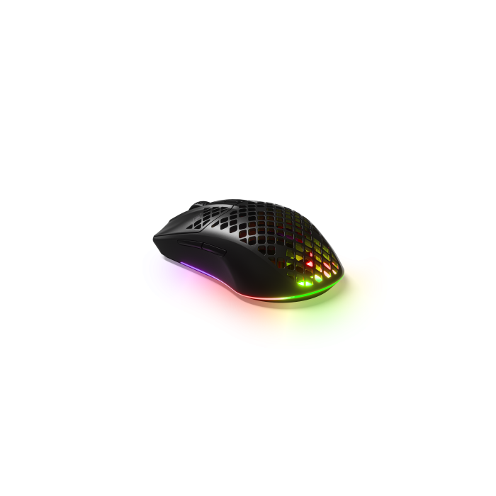 SteelSeries Aerox 3 Wireless ratón gaming mano derecha RF Wireless + Bluetooth Óptico 18000 DPI Negro Núm. artículo 62612 3 SteelSeries Aerox 3 Wireless ratón gaming mano derecha RF Wireless + Bluetooth Óptico 18000 DPI Negro Núm. artículo 62612 3
