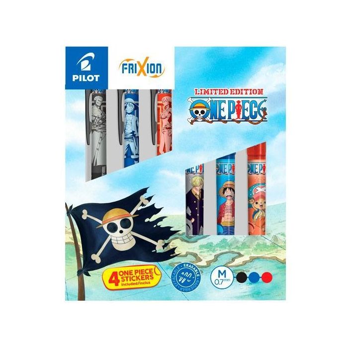 Pilot Bolígrafos Tinta Borrable Frixion Ball - Ball Plus Ed.Limitada One Piece Surtido Caja Coleccionista 6 Ud
