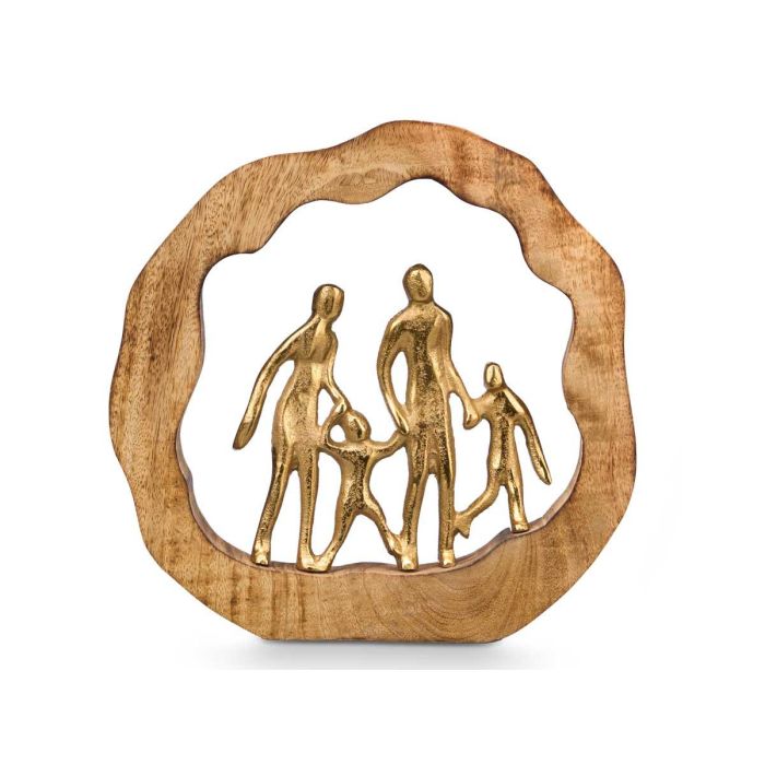 Soporte Decoracion Familia Dorado Giftdecor 25CM (6 Unidades) 2 Soporte Decoracion Familia Dorado Giftdecor 25CM (6 Unidades) 2
