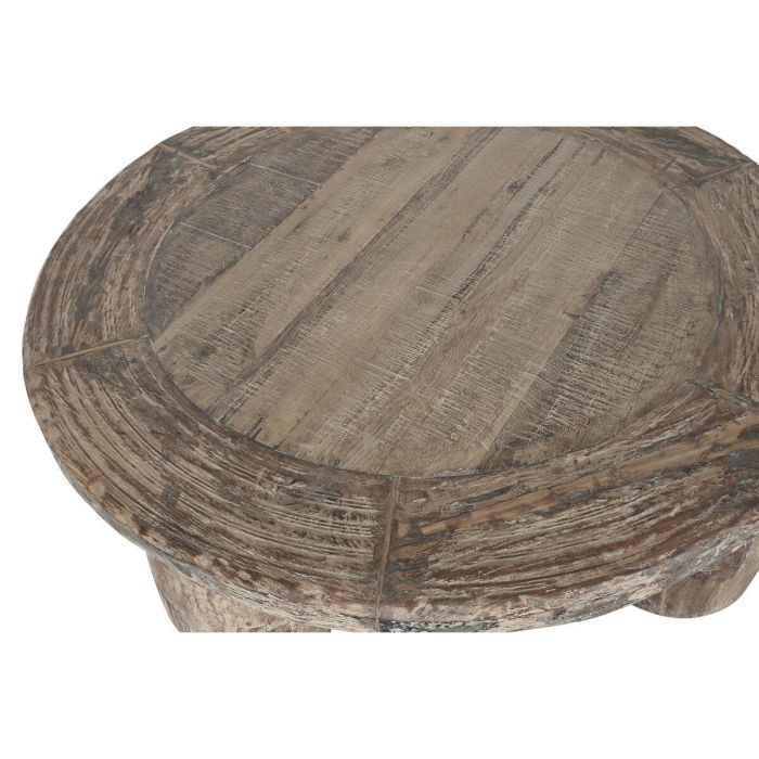 Mesa Centro Item Home DKD Home Decor Natural 125 x 40 x 125 cm 4