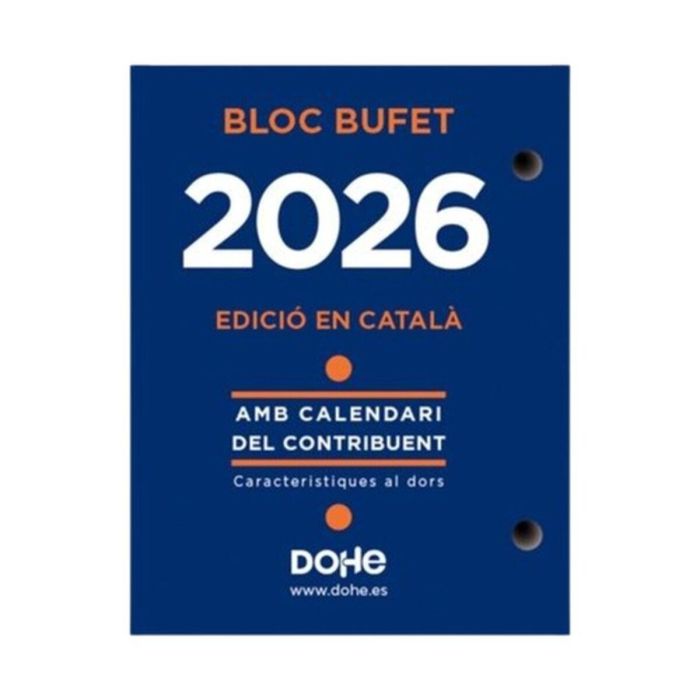 Agenda DOHE Bufete 8,5 x 11 cm 2026 (40 unidades) 2
