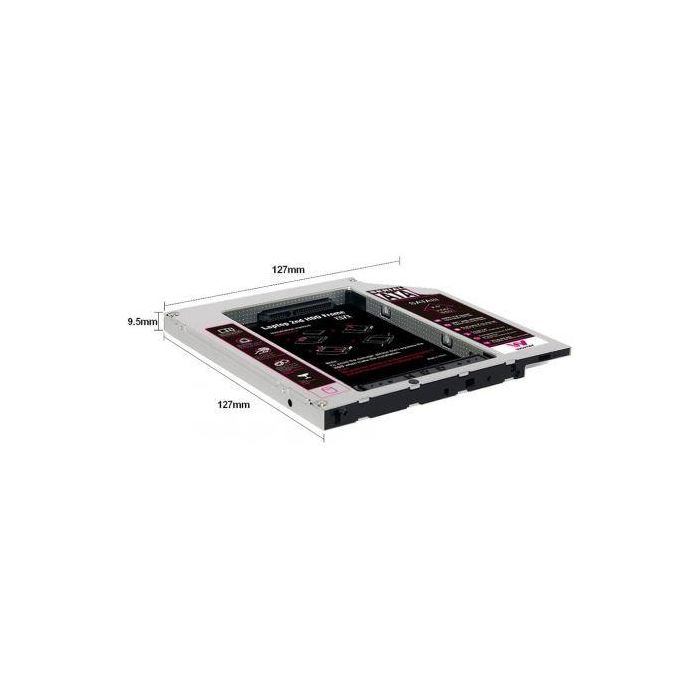 ADAPTADOR PARA PORTÁTIL WOXTER HDD CADDY 20 - PARA SUSTITUIR DVD POR HD/SSD DE 2.5"/6.35CM 9.5MM - INCLUYE DESTORNILLADOR Y TORNILLOS 3 ADAPTADOR PARA PORTÁTIL WOXTER HDD CADDY 20 - PARA SUSTITUIR DVD POR HD/SSD DE 2.5"/6.35CM 9.5MM - INCLUYE DESTORNILLADOR Y TORNILLOS 3