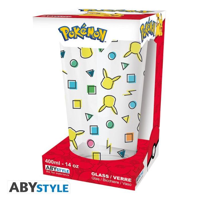 Vaso Abystyle Pokemon Pikachu Pattern 400 mL 3 Vaso Abystyle Pokemon Pikachu Pattern 400 mL 3