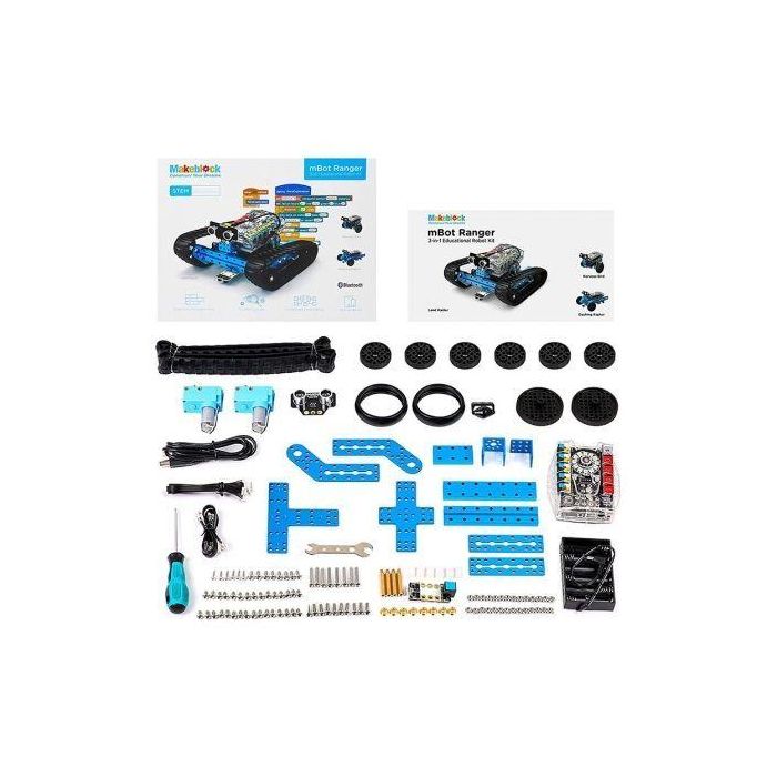 ROBOT EDUCATIVO MBOT RANGER SPC MAKEBLOCK - PERMITE CONSTRUIR 3 ROBOTS DIFERENTES - CONTROLADOR ARDUINO MEGA 2560 - BT 1 ROBOT EDUCATIVO MBOT RANGER SPC MAKEBLOCK - PERMITE CONSTRUIR 3 ROBOTS DIFERENTES - CONTROLADOR ARDUINO MEGA 2560 - BT 1