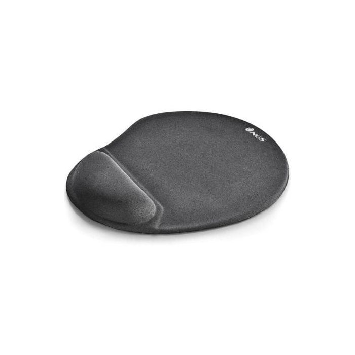 NGS Alfombrilla Mouse Pad Kilim Gel Negro, 250x210 mm, de Microfibra con Base Antideslizante 2