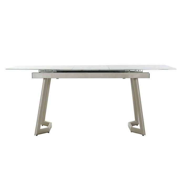 Mesa Comedor Glam DKD Home Decor Dorado Blanco 80 x 76 x 140 cm 1