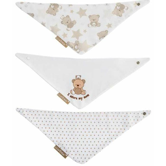 Set de Baberos Bear 42 x 16 cm 3 Piezas 2 Set de Baberos Bear 42 x 16 cm 3 Piezas 2
