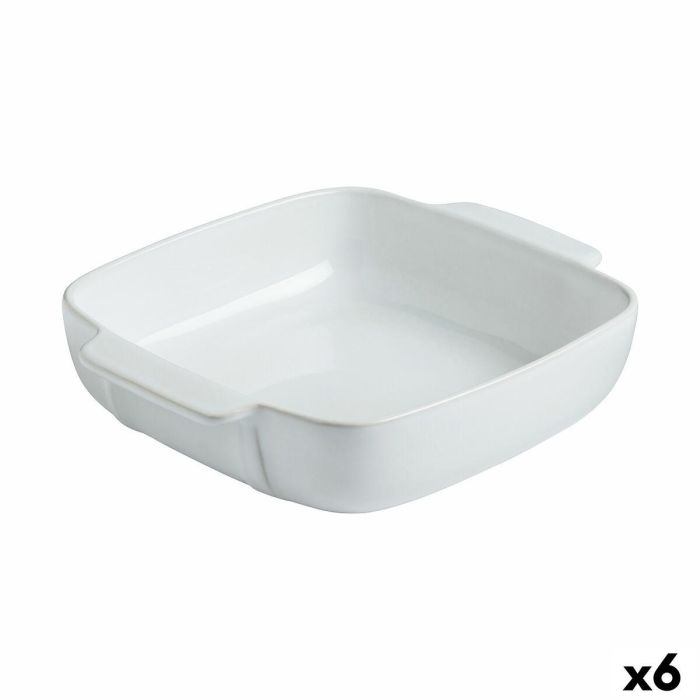 Fuente para Horno Pyrex Signature Blanco Cerámica Cuadrada 29 x 24 x 7 cm (6 Unidades) 0 Fuente para Horno Pyrex Signature Blanco Cerámica Cuadrada 29 x 24 x 7 cm (6 Unidades) 0