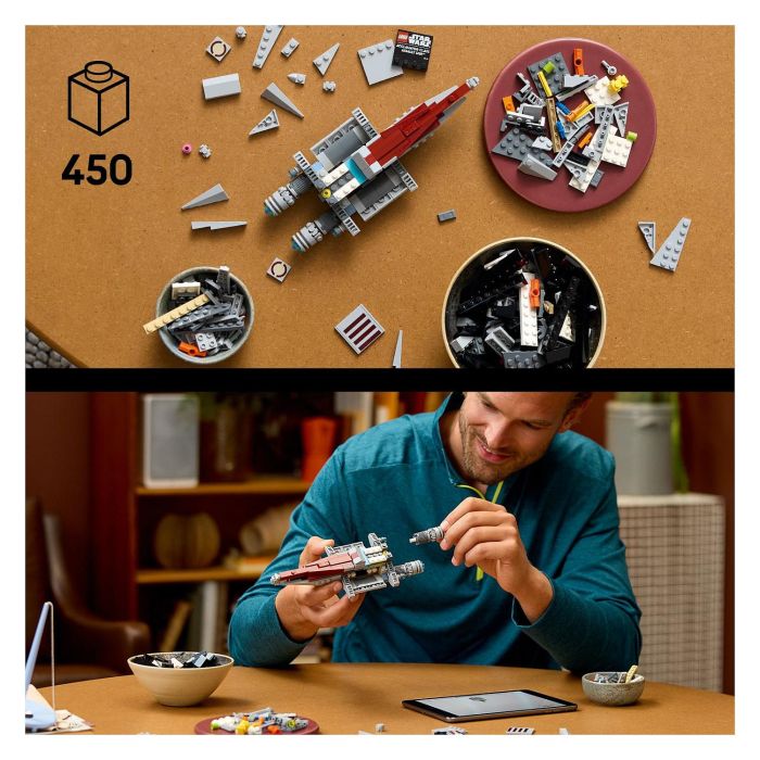 LEGO Star Wars Nave de Asalto Clase Acclamator 75404 450 Piezas 8 LEGO Star Wars Nave de Asalto Clase Acclamator 75404 450 Piezas 8