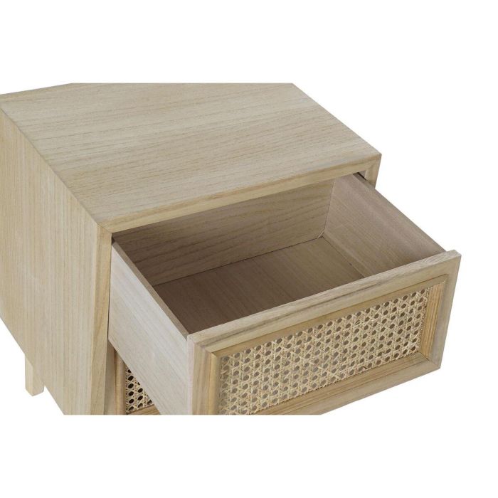 Mesita De Noche Balines DKD Home Decor Natural 33.7 x 56 x 43 cm 2