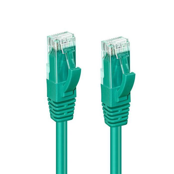 MicroConnect Cable de Red CAT6A UTP 7.5m Verde para Entornos Exigentes 10Gbit 500Mhz con Conectores RJ45 de 50u' 1