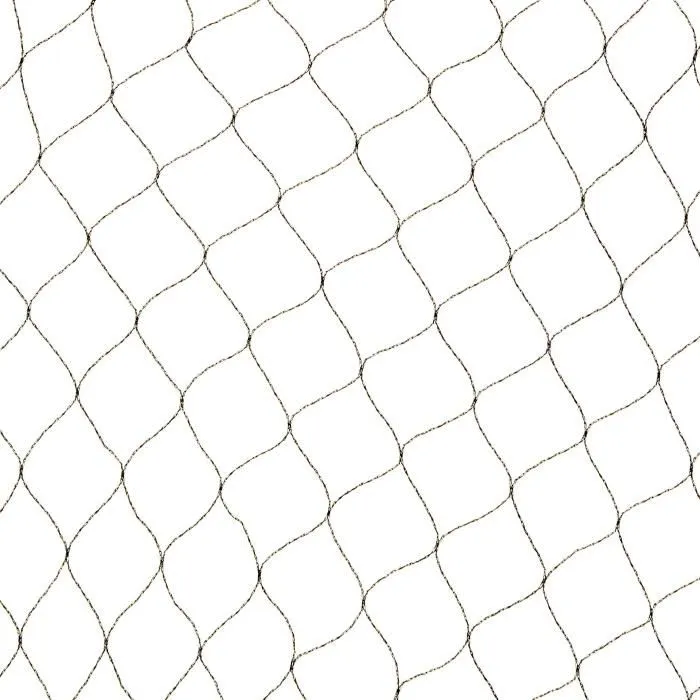 Nature NAT8711338304006 Red Anti-pájaros 5x2m en Tejido de Polietileno Tejido 12gr/m² Negro 1