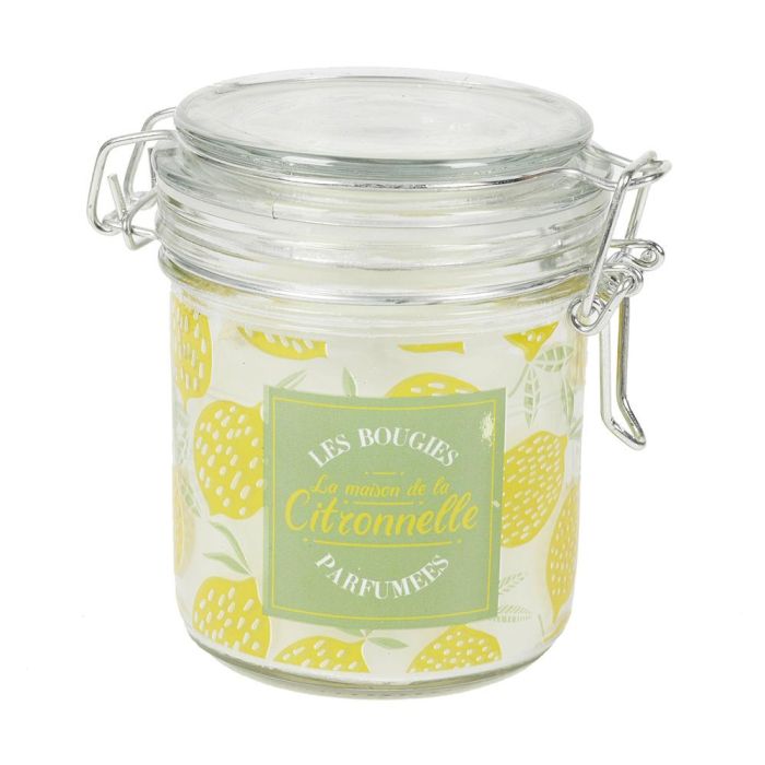 Home Deco Factory Vela Citronela Antimoustique Tarro Vidrio 135g Duración 34h 11x8x10cm 5