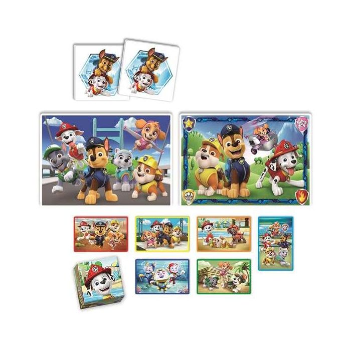 Clementoni Puzzle Edukit 4 en 1 Paw Patrol Rompecabezas para Niños +3 Años 4
