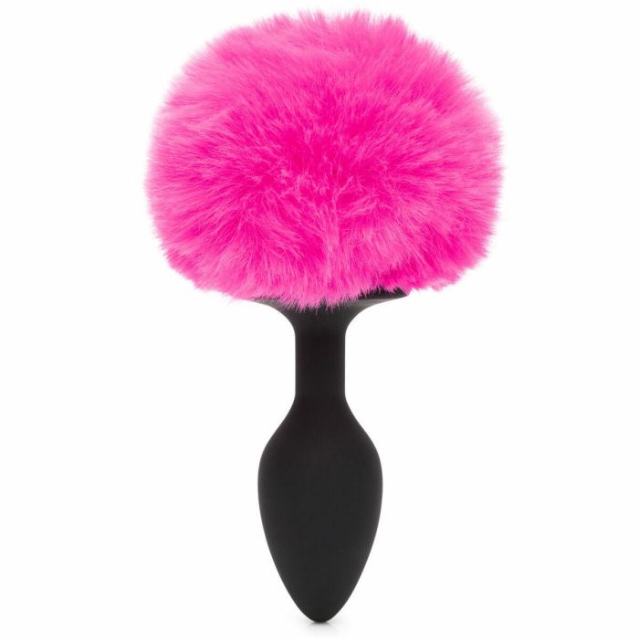 Plug Anal Happy Rabbit Fucsia Negro/Rosa Pequeño (7,6 cm) 1