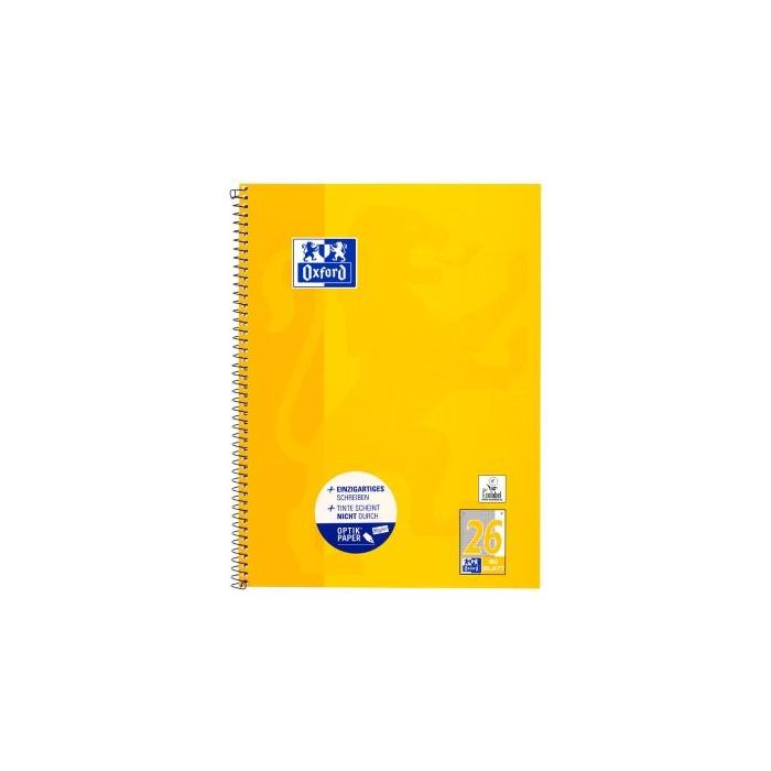 Oxford Collegeblock A4+220x295mm 80 Bl. Kariert Rand weiß R 4 Oxford Collegeblock A4+220x295mm 80 Bl. Kariert Rand weiß R 4