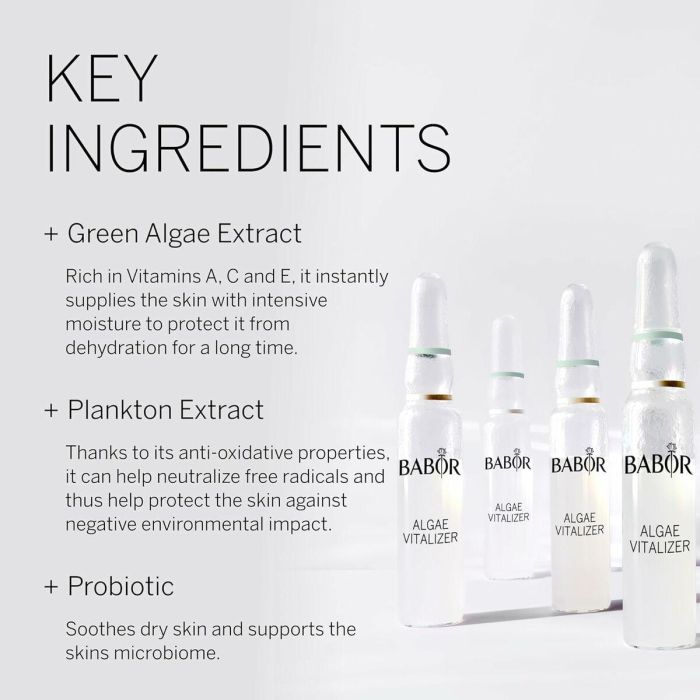 Loción Revitalizante Facial Babor Algae Vitalizer 2 ml 7 Unidades 4 Loción Revitalizante Facial Babor Algae Vitalizer 2 ml 7 Unidades 4