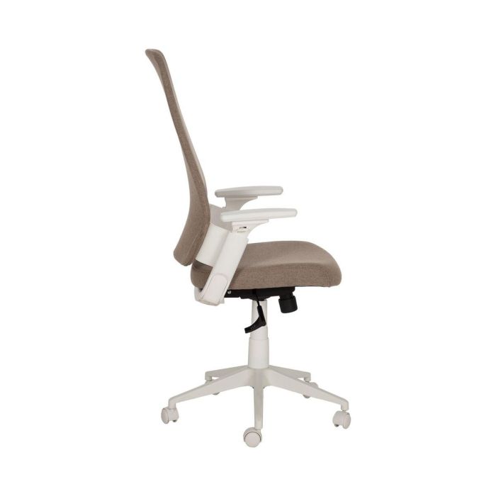 Silla de Oficina Blanco Taupé 67,5 x 62 x 114,5 cm 8