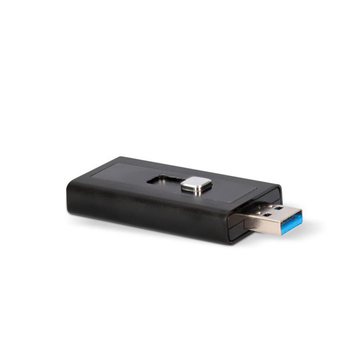 Lector de Tarjetas KSIX Micro SD Negro 8 Lector de Tarjetas KSIX Micro SD Negro 8