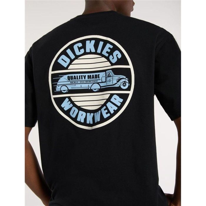 Camiseta de Manga Corta Hombre Dickies Circle Negro L 1