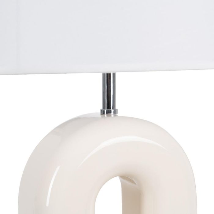 Lámpara Mesa Lacado Crema Dm Iluminación 37,50 X 37,50 X 70