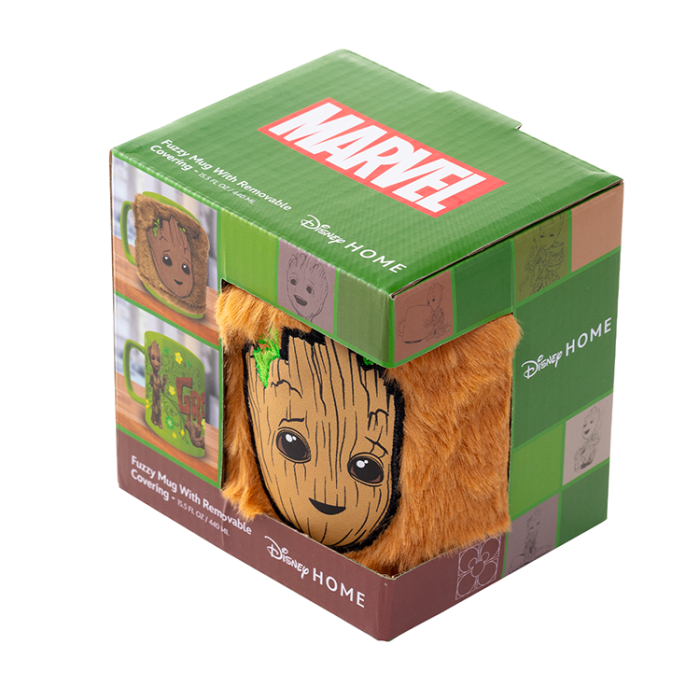 Taza funda de peluche Groot Guardianes de la Galaxia Marvel 440ml 4