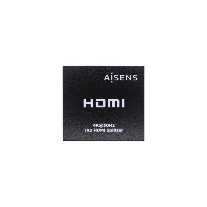 Aisens Duplicador Hdmi 4K@30Hz 1x2 Con Alimención Negro Aisens Duplicador Hdmi 4K@30Hz 1x2 Con Alimención Negro