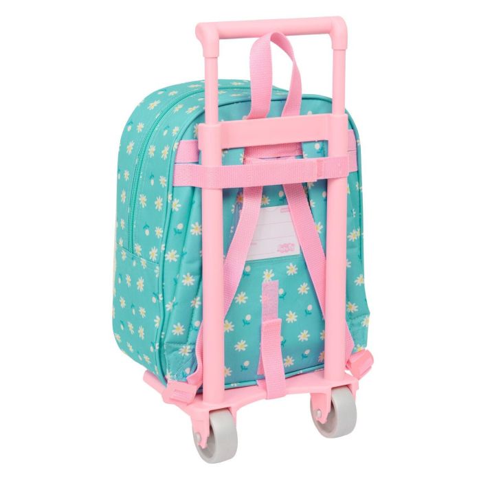 Mochila Escolar con Ruedas Peppa Pig Pretty flowers Amarillo Menta 22 x 27 x 10 cm 2 Mochila Escolar con Ruedas Peppa Pig Pretty flowers Amarillo Menta 22 x 27 x 10 cm 2