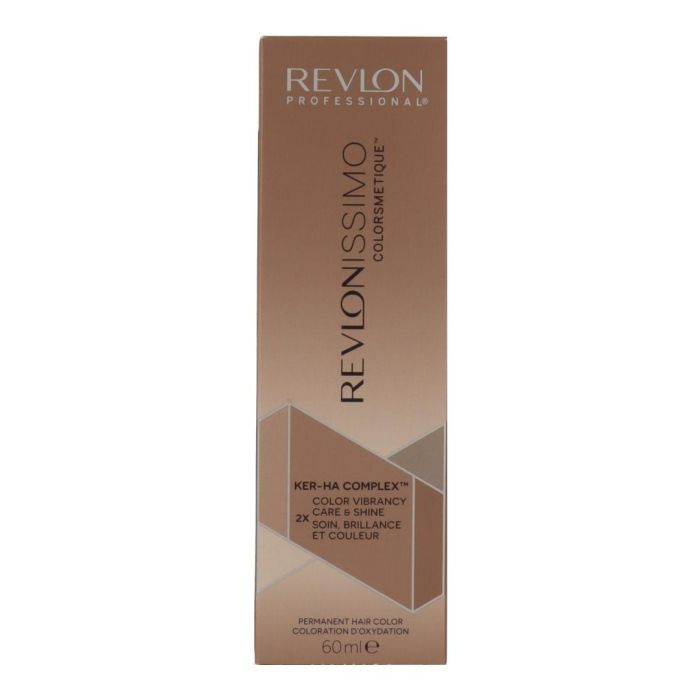 Revlon Revlonissimo Colorsmetique 4.15 Castaño Medio Ceniza Caoba - Coloración Profesional con Cobertura de Canas y Brillo