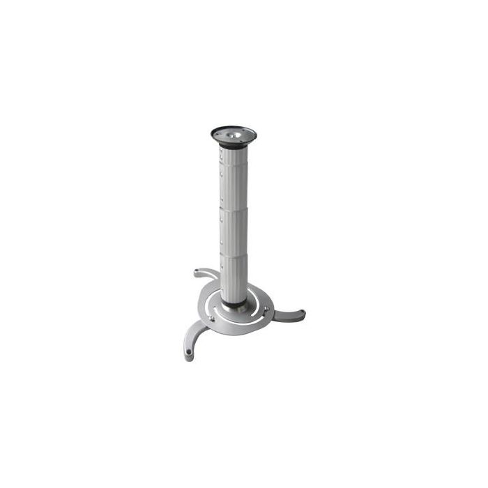 Sunne Soporte de Proyector DH Beamer Plata para Techo/Pared 13-106cm, Ajustable 15°, Gestión de Cables, hasta 10KG