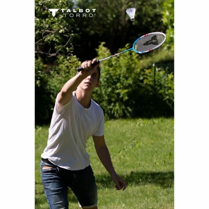 TALBOT TORRO AAAOW04920 Set Bádminton 4 Fighter - 4 Raquetas con Cordaje Multifilamento - 3 Volantes Sintéticos 8 TALBOT TORRO AAAOW04920 Set Bádminton 4 Fighter - 4 Raquetas con Cordaje Multifilamento - 3 Volantes Sintéticos 8