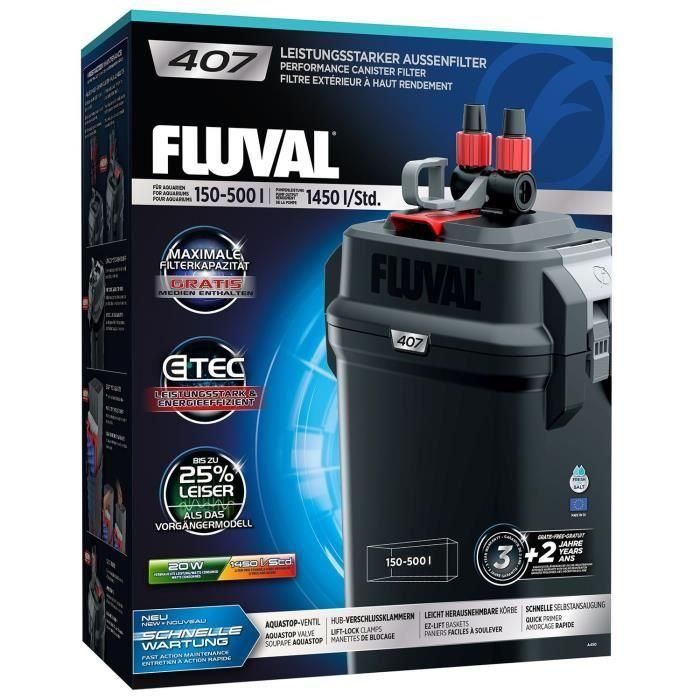 FLUVAL Serie 7407 Filtro exterior para acuario 1 FLUVAL Serie 7407 Filtro exterior para acuario 1