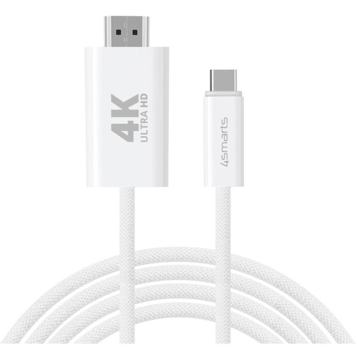 4smarts USB-C auf HDMI Kabel 2m. wei 0 4smarts USB-C auf HDMI Kabel 2m. wei 0