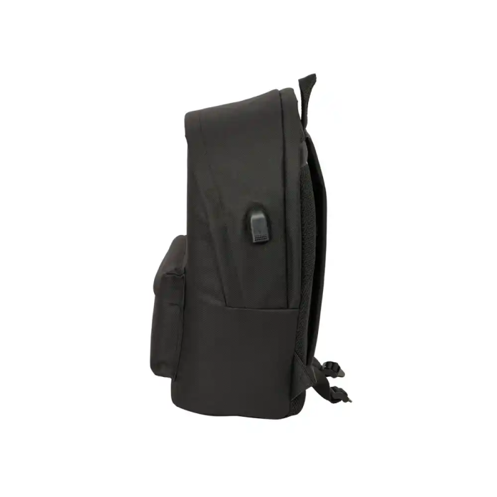 Safta Mochila ATCO Doble para Portátil 15,6" con USB Teen Black 31x44x18 cm 2